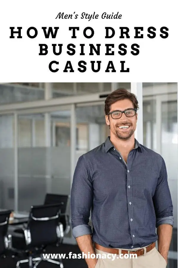 how to dress business casual men