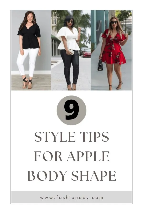 how to style an apple shaped body