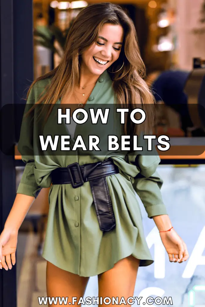 How to Wear Belts For Women
