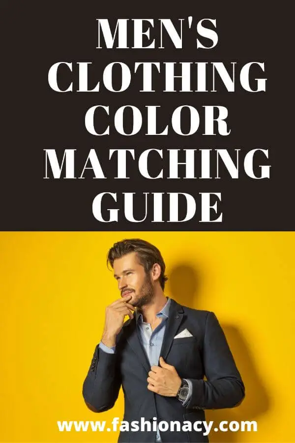 best color combination for men's clothing