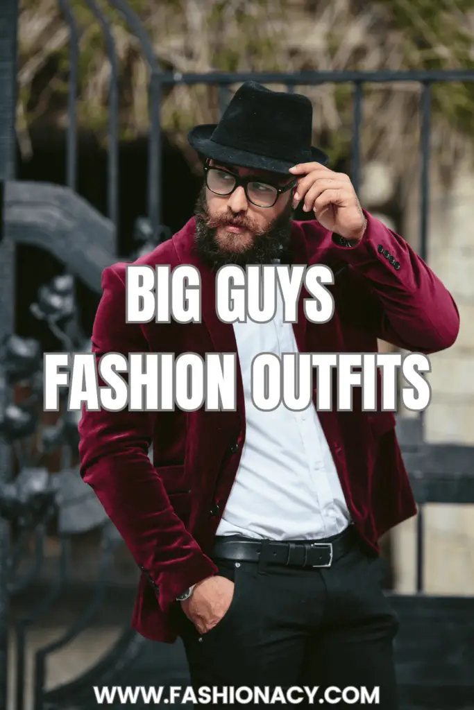 big guys fashion outfits