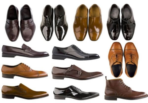 different types of men's dress shoes