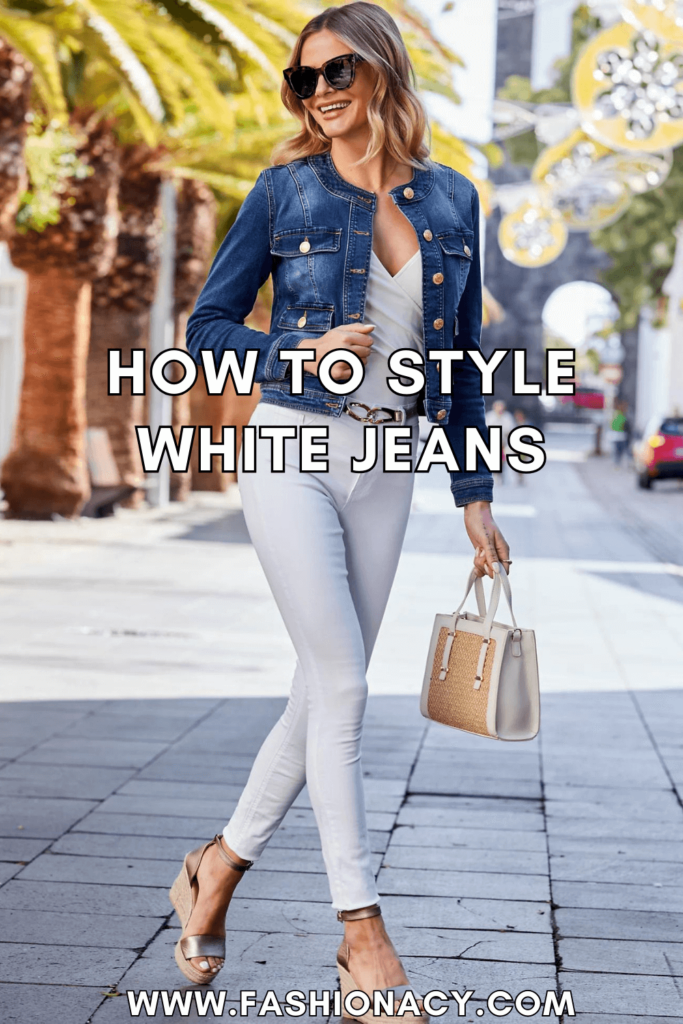 How to Style White Jeans