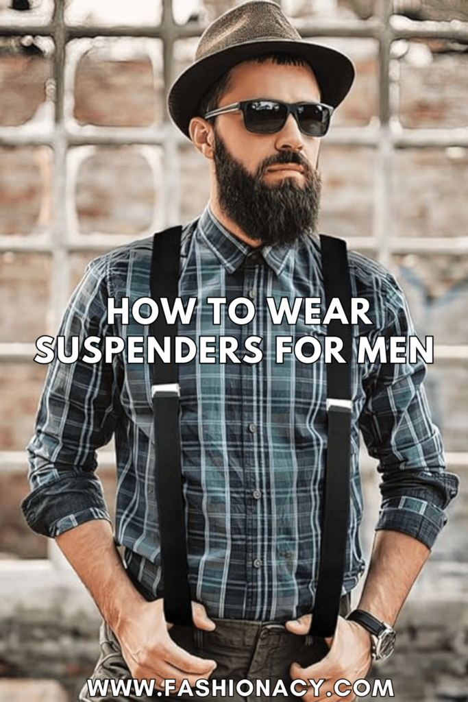How to Wear Suspenders For Men