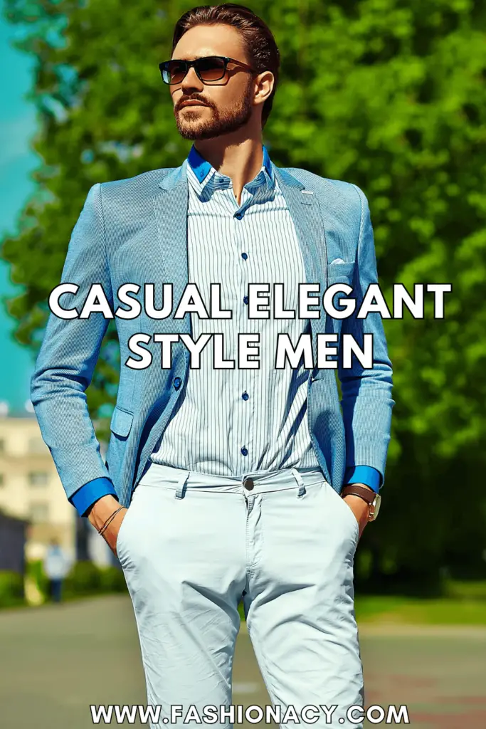 Casual Elegant Style Men