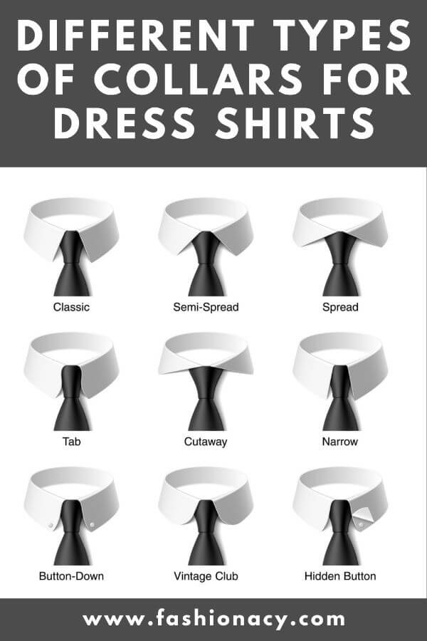 different dress shirt collars