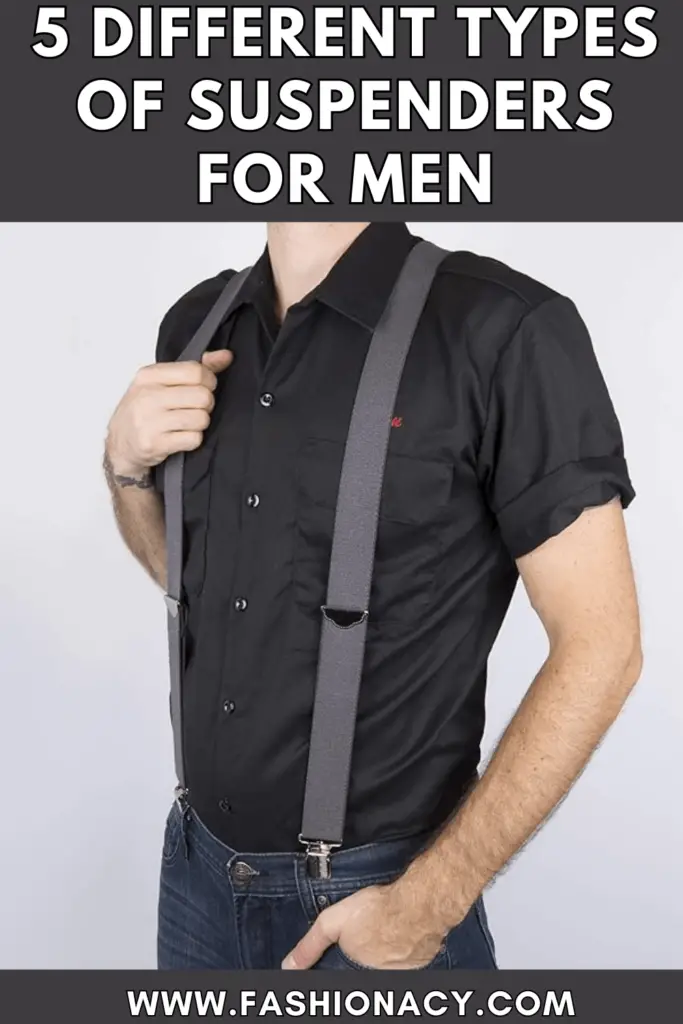 Different Types of Suspenders For Men