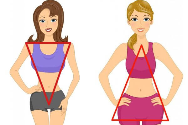 how to dress inverted triangle body shape