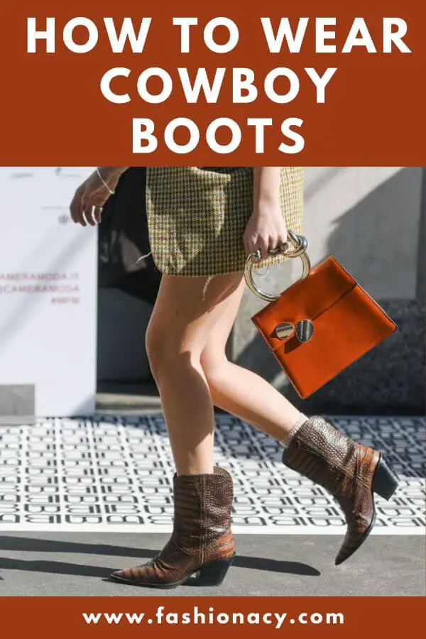 How to Style Cowboy Boots (Women)