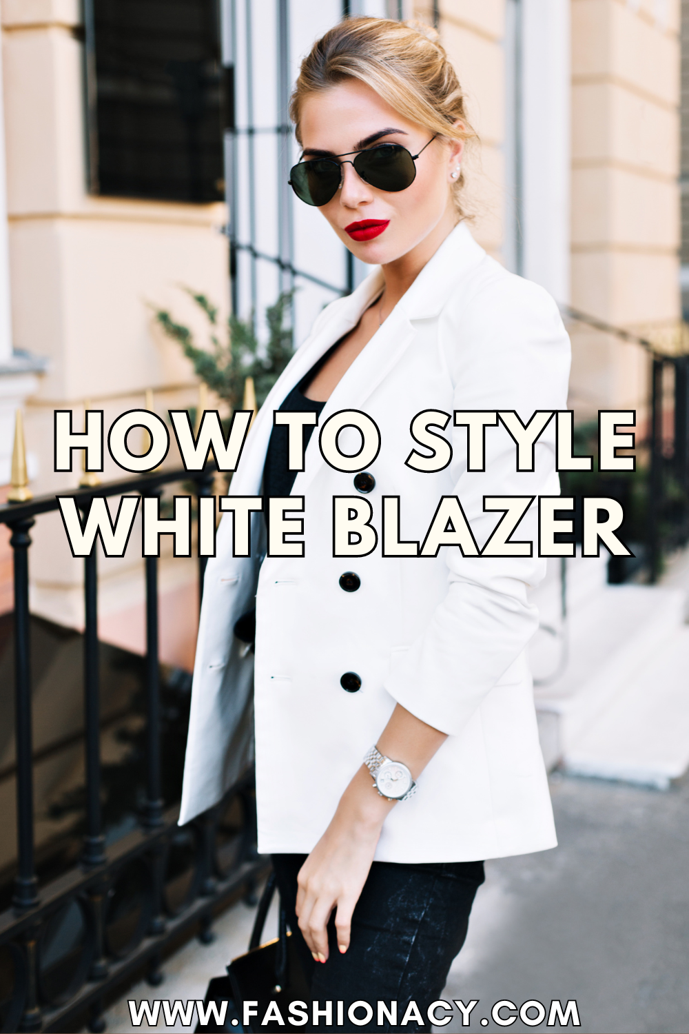How to Wear a White Blazer (Women)