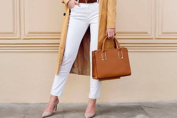 how to style white jeans