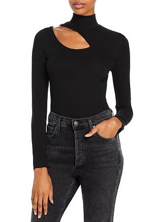 Cutout-Turtleneck-Top