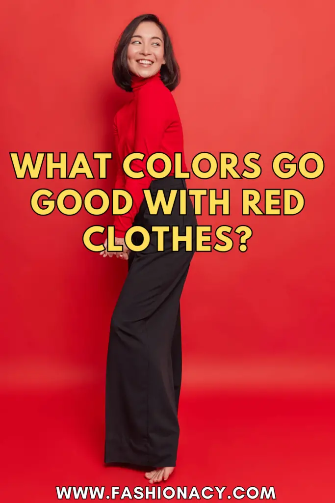 What Colors Match With Red Clothes?