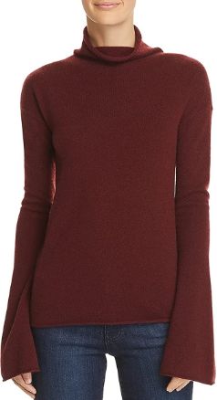 cashmere-mock-neck-sweater-with-bell-sleeve