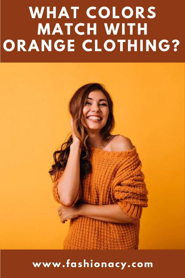 how to wear orange