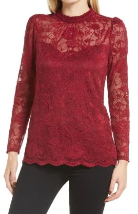 lace-high-neck-blouse