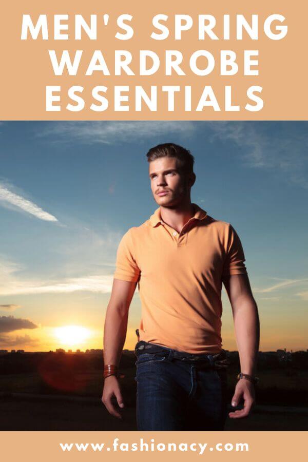 spring essentials men's fashion