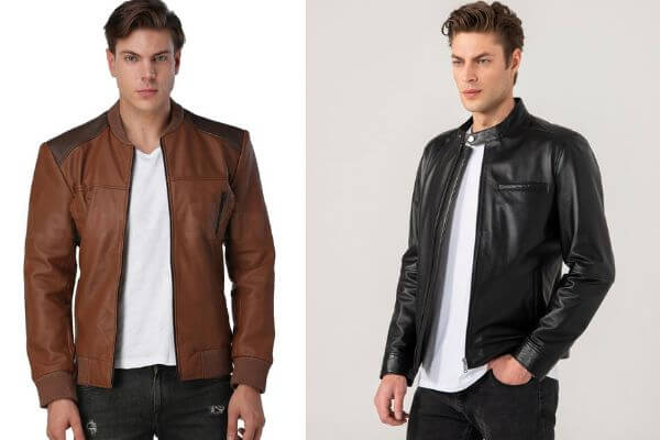 Brown vs Black Leather Jacket