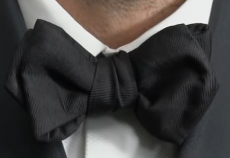 diamond point bow tie