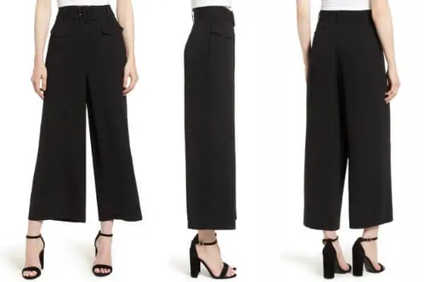 How to Wear Wide Leg Cropped Pants