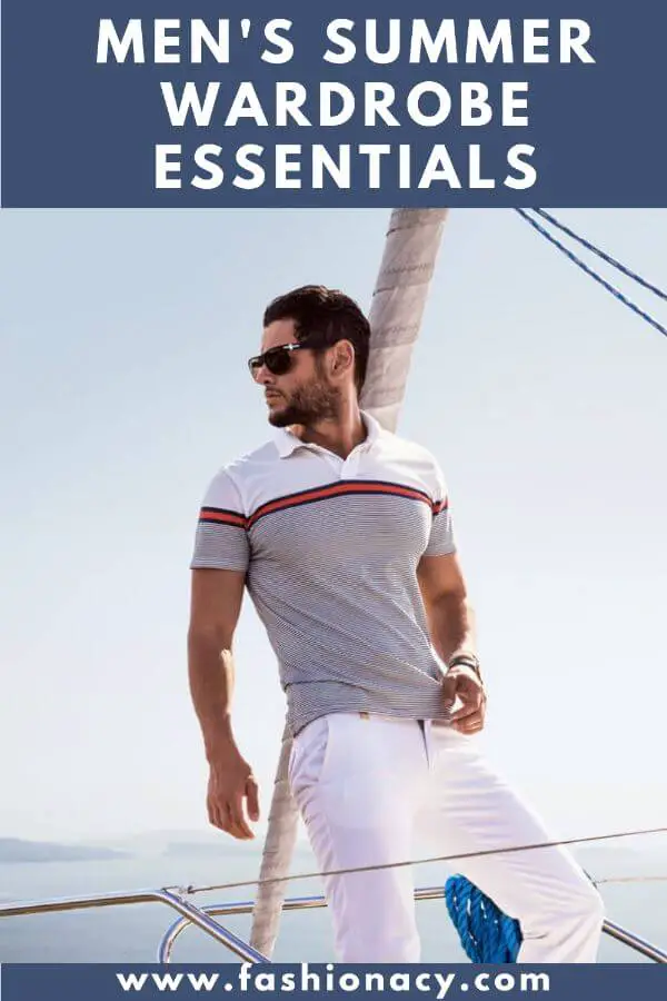 men's basic summer wardrobe