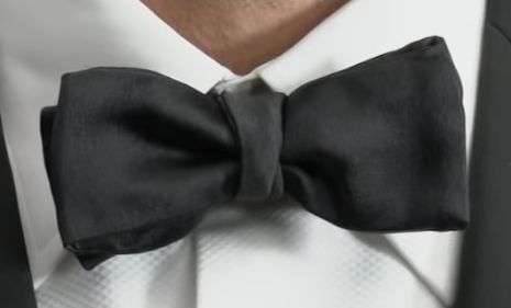 straight end bow tie