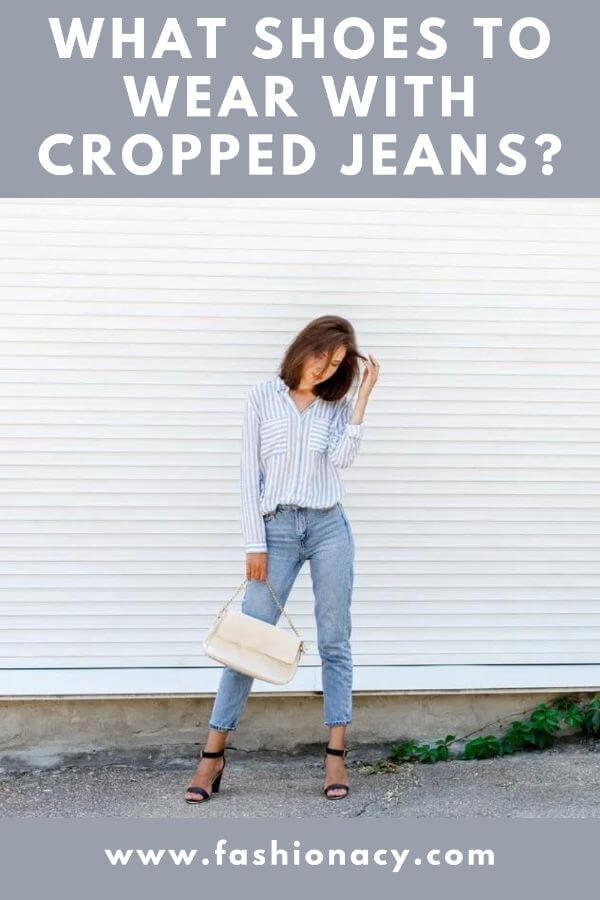 what to wear with cropped straight leg or flare jeans