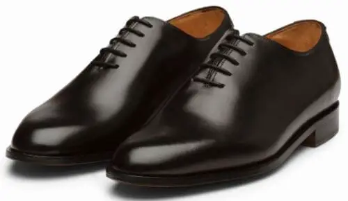 Plain Leather Oxford Shoes