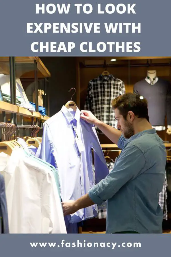 how to look good in cheap clothes