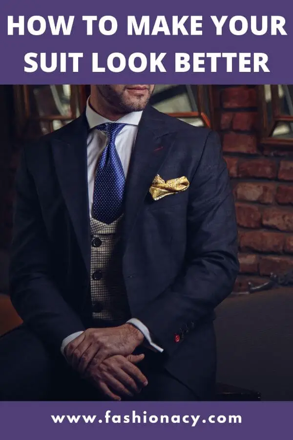 How to Make Your Suit Look Better & Stand Out