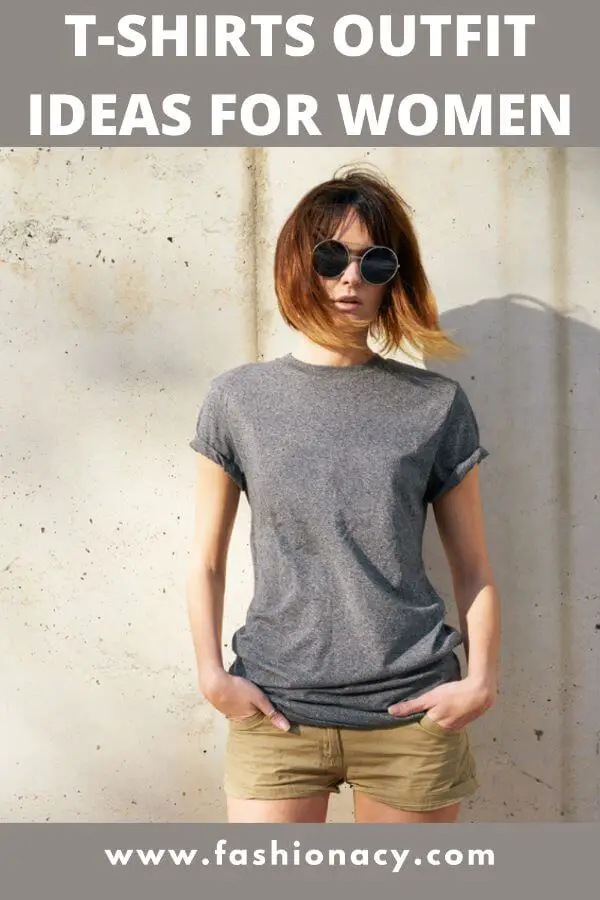t-shirt outfits for ladies