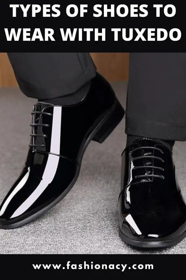 what shoes to wear with tuxedo