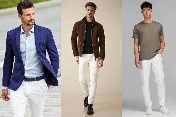 How to Style White Pants, Men
