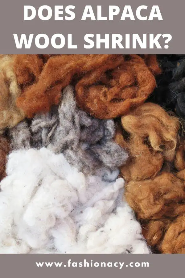 alpaca wool shrinking