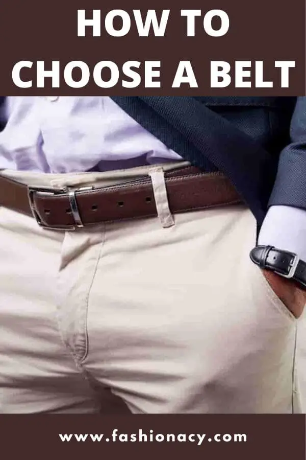 how to choose belt length