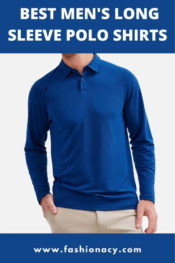 Long Sleeve Polo Shirts For Men
