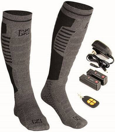 Mobile Warming heated socks with remote