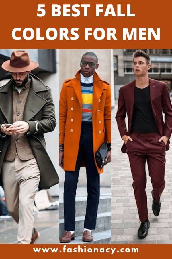 fall color outfits men