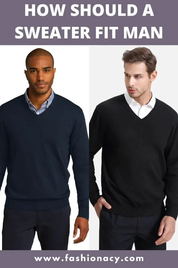 how should a v-neck sweater fit