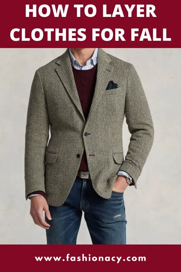 men's fall layering outfits