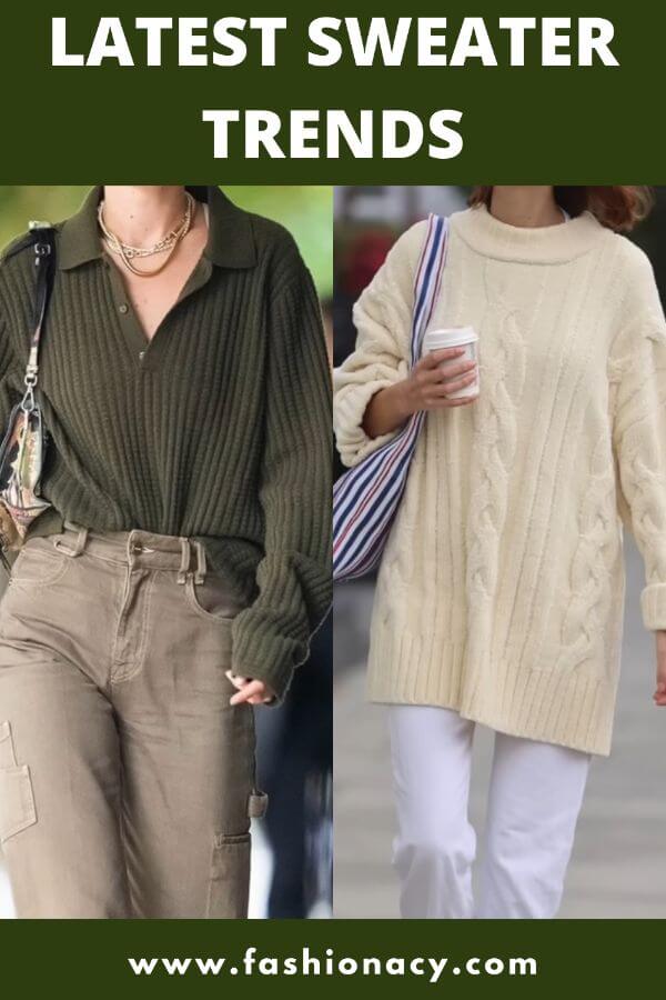current sweater trends