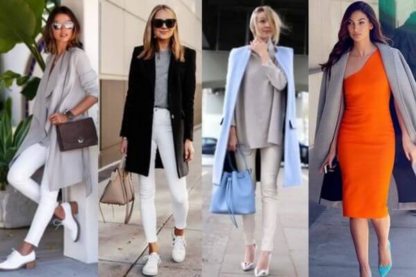 How to Wear a Grey Blazer, Coat