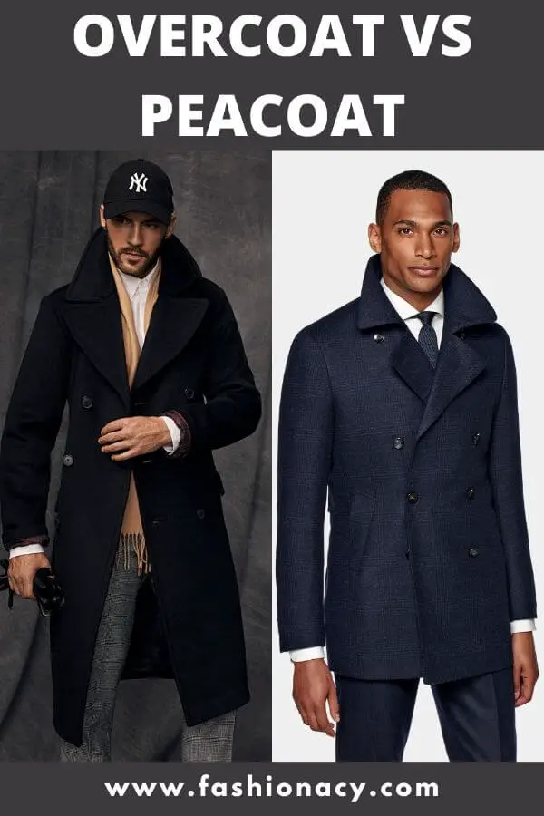 Peacoat vs Overcoat