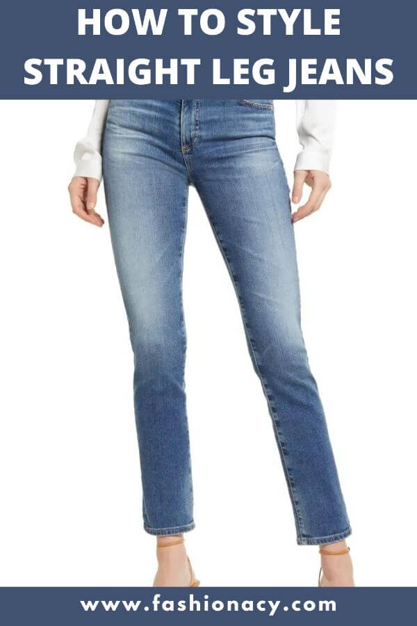styling straight leg jeans
