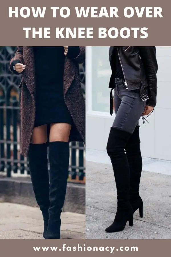 what to wear with over the knee boots