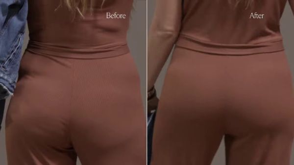 body shaper before and after
