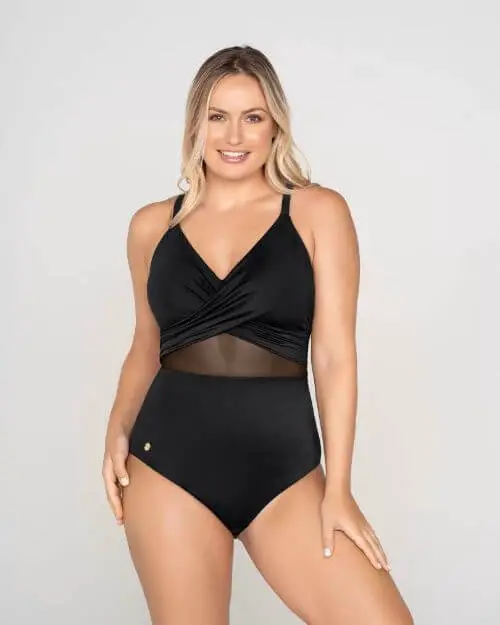 body slimming one piece swimsuit