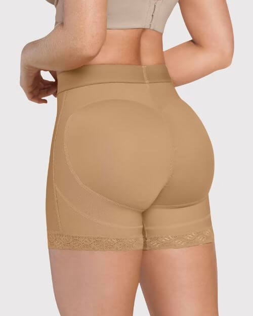 high rise butt lift shorts