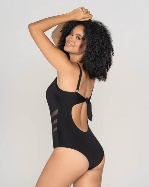 one-piece swimsuit with adjustable straps