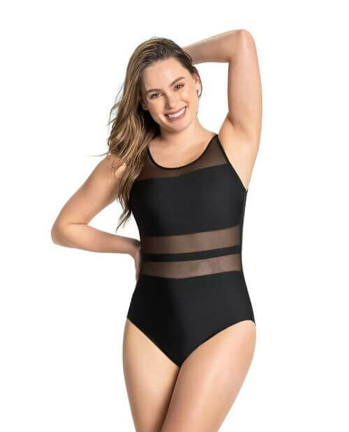 waist slimming one piece swimsuit